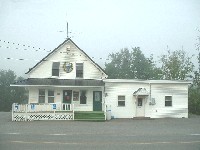 Photo of the Pittsburg, NH town offices.