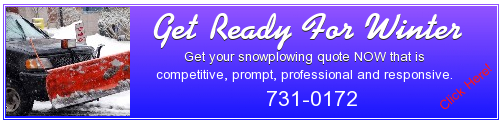 Competitive, prompt, professional, responsive snowplowing in the greater Concord NH area.